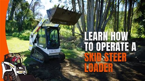 operate skid steer loader video|skid steer operating instructions.